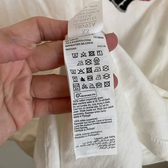 All Saints Maneater Crew Tee - Picture 4 of 5